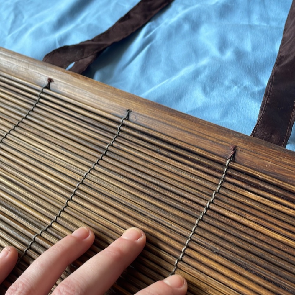 VTG Aldo shoulderbag made with wood